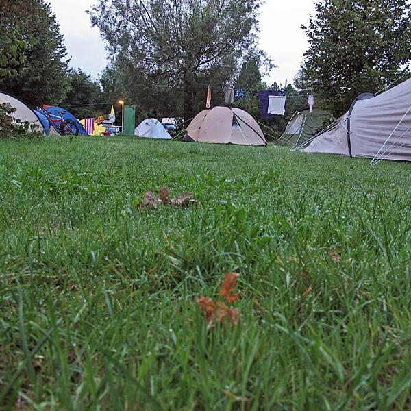 Camping beim Fischer