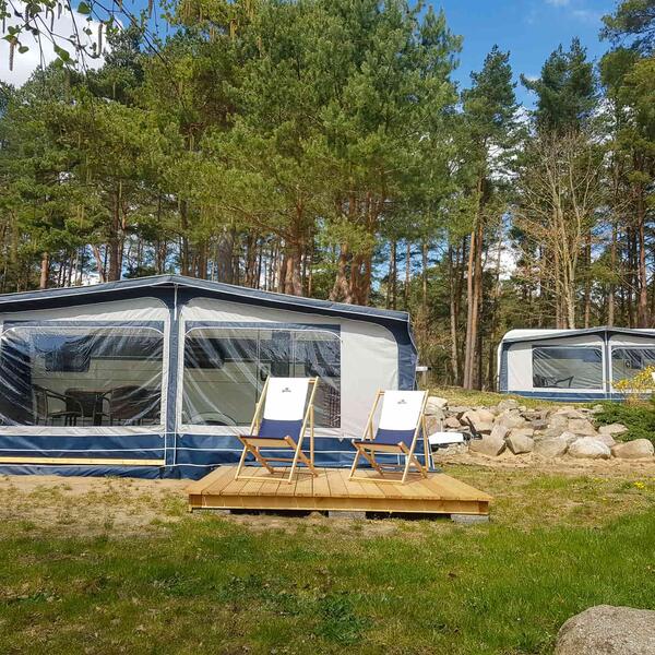 Genuss-Ferien, Natur und Strandcamping am Jabelschen See