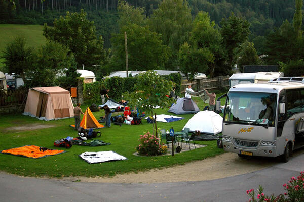 Terrassen Campingplatz Traisen
